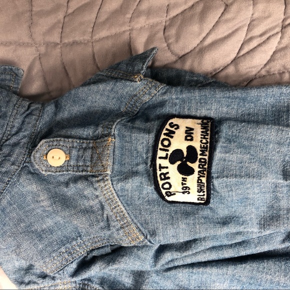 Ralph Lauren Denim One Piece Outfit - 9mo - Picture 4 of 4